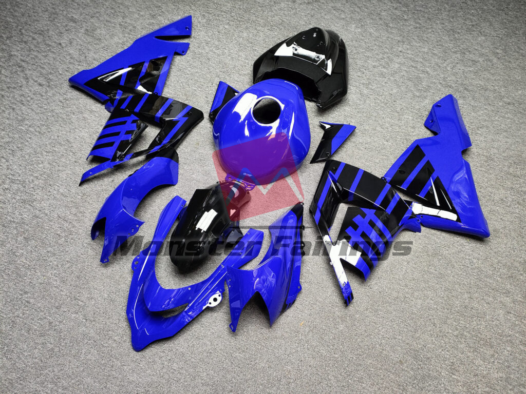 Gloss Blue & Black ABS fairings for Kawasaki ZX10R 2004 - 2005 - premium OEM fit kit by Monster Fairings