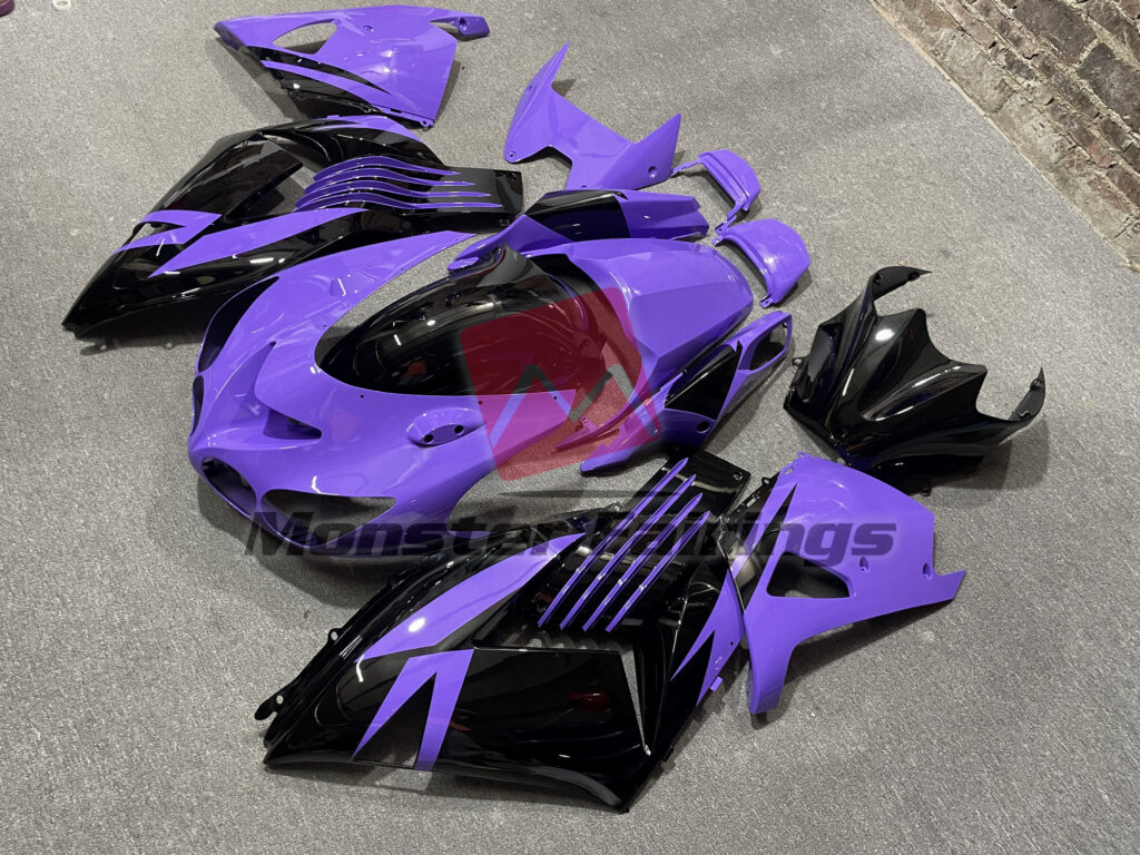 Bright Purple ABS fairings for Kawasaki ZX14R 2006 - 2011 - premium OEM fit kit by Monster Fairings