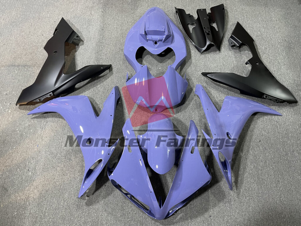 Yamaha R1 2004 - 2006 Baby Blue ABS fairings - custom motorcycle bodywork kit by Monster Fairings