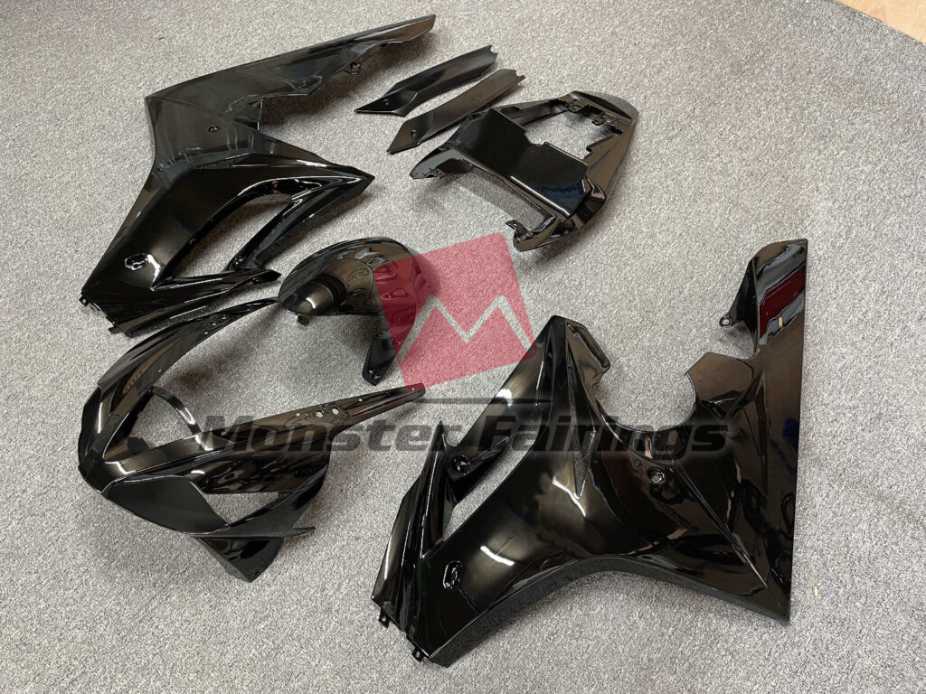 Gloss Black Plain ABS fairings for Triumph Daytona 675 2006 - 2008 - premium OEM fit kit by Monster Fairings