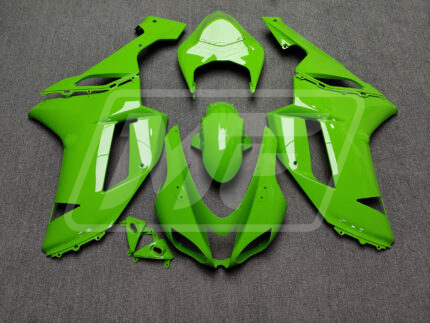 Kawasaki ZX6R 2007-2008 Gloss Lime Green ABS Fairings | Monster Fairings