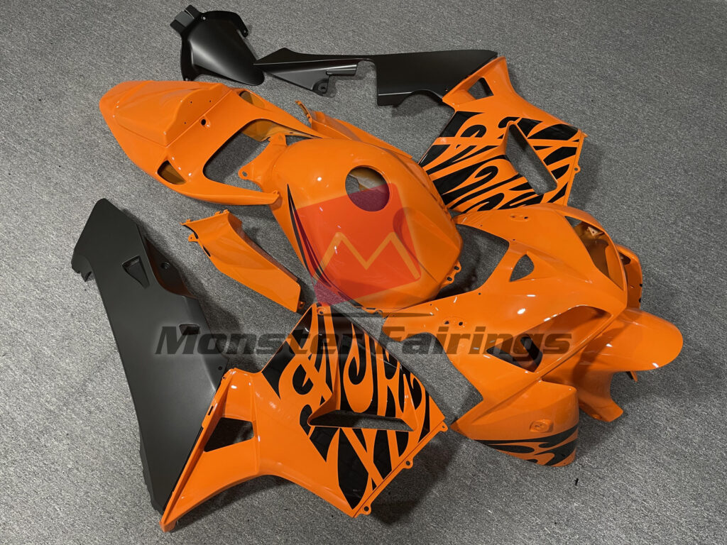 Gloss Orange ABS fairings for Honda CBR600RR 2003 - 2004 - premium OEM fit kit by Monster Fairings