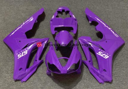 Triumph Daytona 675 2006 - 2008 Gloss Purple ABS fairings - custom motorcycle bodywork kit by Monster Fairings