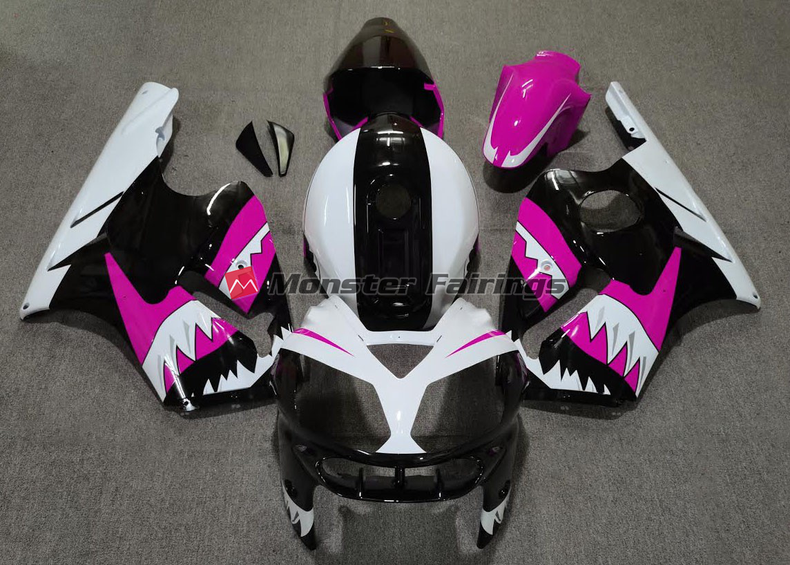 Kawasaki ZX12R 2002-2005 Pink Shark ABS Fairings | Monster Fairings