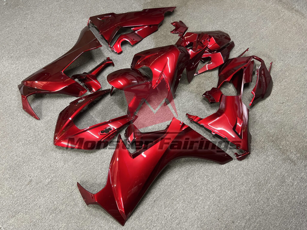 Deep Red Gloss ABS fairings for Honda CBR1000RR 2017 - 2025 - premium OEM fit kit by Monster Fairings