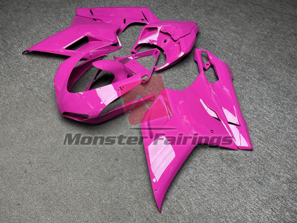 Gloss Pink ABS fairings for Ducati 848 1098 1198 2007 - 2012 - premium OEM fit kit by Monster Fairings