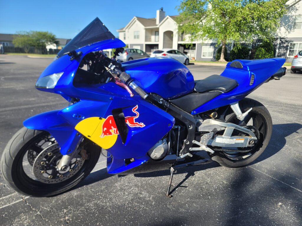 Honda CBR600RR 2003 - 2004 ABS fairings, Gloss Blue The Bull - high - quality motorcycle kit by Monster Fairings