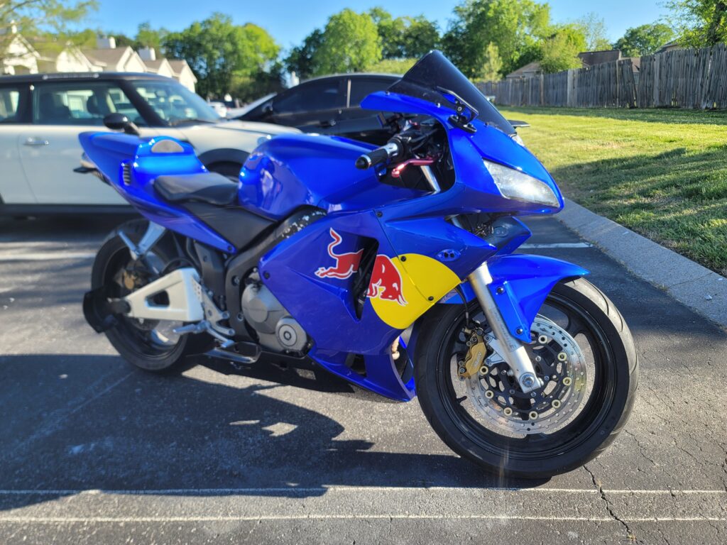 Monster Fairings ABS fairing kit for Honda CBR600RR 2003 - 2004 - Gloss Blue The Bull, precise OEM fit