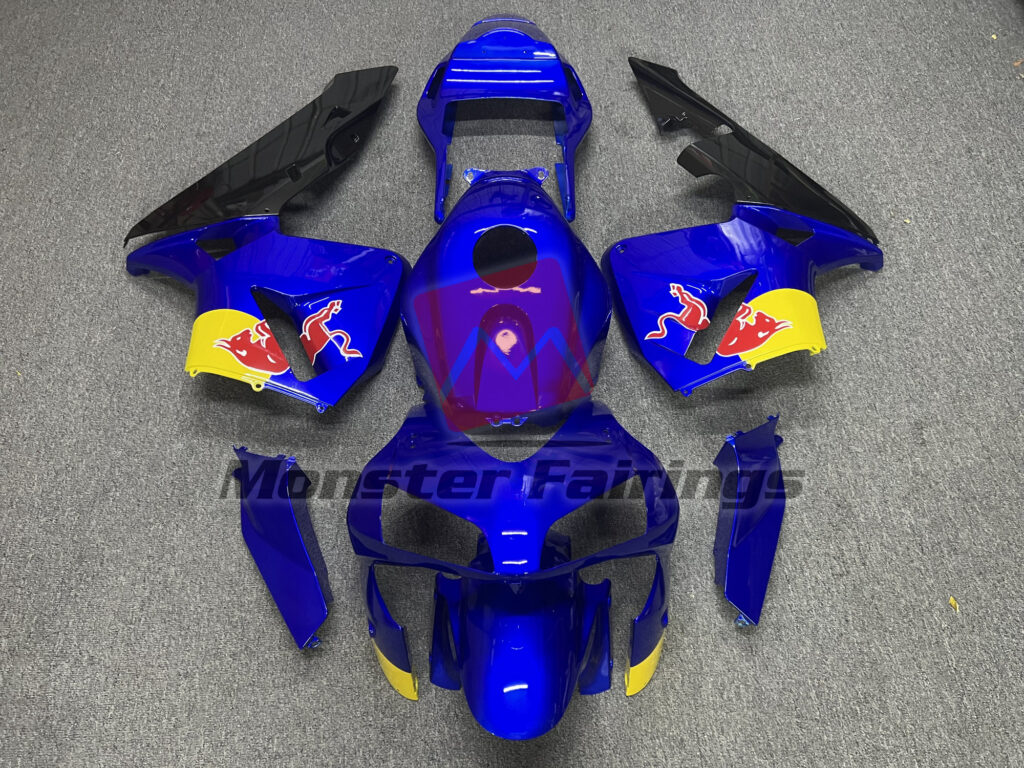 Honda CBR600RR 2003 - 2004 Gloss Blue The Bull ABS fairings - custom motorcycle bodywork kit by Monster Fairings