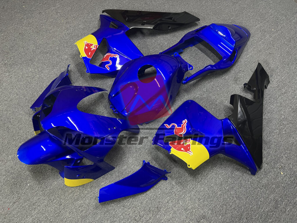 Gloss Blue The Bull ABS fairings for Honda CBR600RR 2003 - 2004 - premium OEM fit kit by Monster Fairings