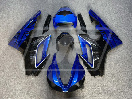 Triumph Daytona 675 2009-2012 Gloss Blue Black ABS Fairings | Monster Fairings