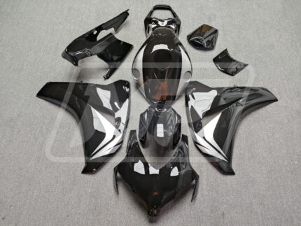 Honda CBR1000RR 2008-2011 Gloss Black & Silver ABS Fairings | Monster Fairings