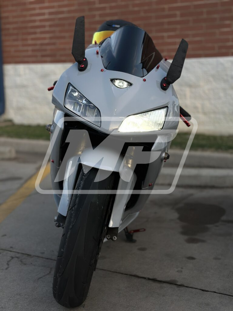 Honda CBR600RR custom ABS fairings 2005 - 2006 in Gloss Nardo Gray - durable replacement kit, Monster Fairings