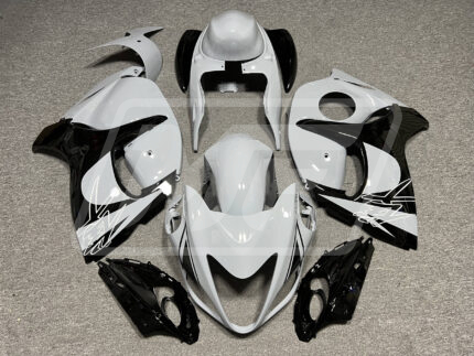 Suzuki GSXR 1300 2008-2020 Gloss Nardo Gray & Black ABS Fairings | Monster Fairings