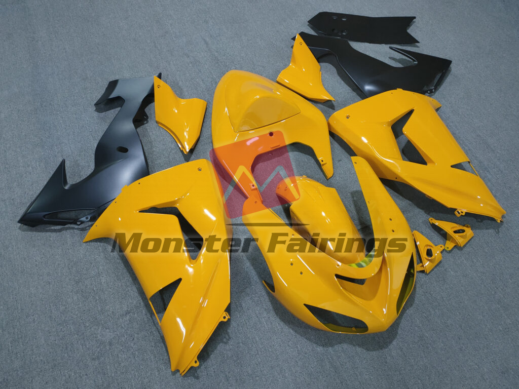 Pearl Yellow ABS fairings for Kawasaki ZX10R 2006 - 2007 - premium OEM fit kit by Monster Fairings