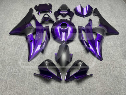 Yamaha R6 2008-2016 Gloss Purple & Matte Black ABS Fairings | Monster Fairings