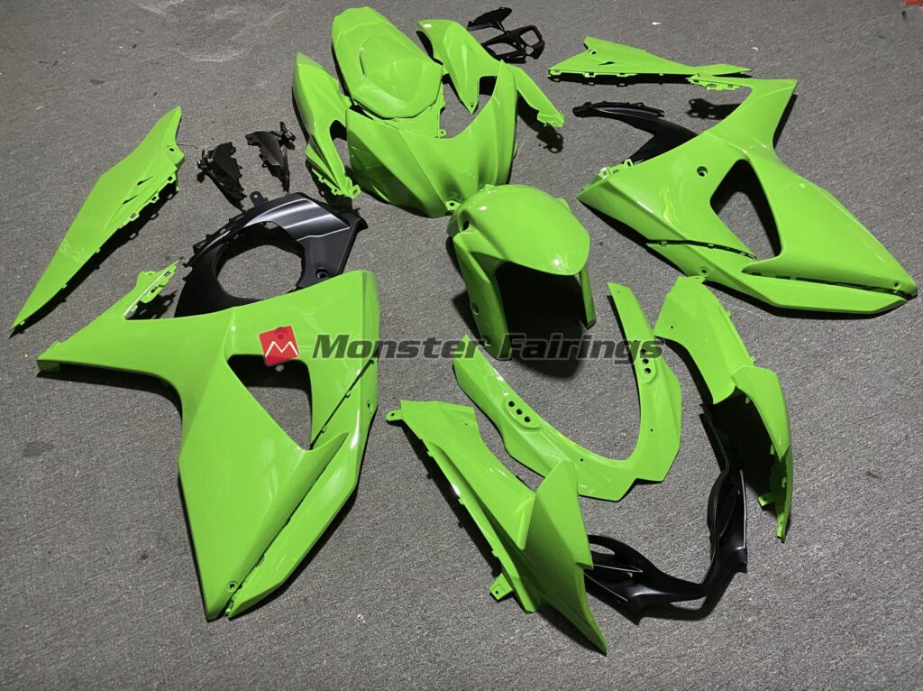 High Gloss Green ABS fairings for Suzuki GSXR 1000 2009 - 2016 - premium OEM fit kit by Monster Fairings