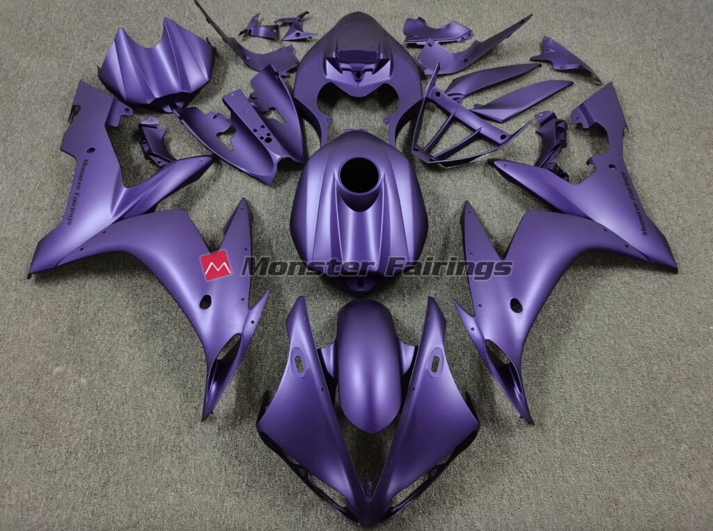 Yamaha R1 2004 - 2006 Matte Purple ABS fairings - custom motorcycle bodywork kit by Monster Fairings