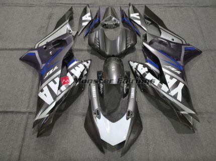 Yamaha R6 2017 - 2019 Blue Revs Your Heart ABS fairings - custom motorcycle bodywork kit by Monster Fairings