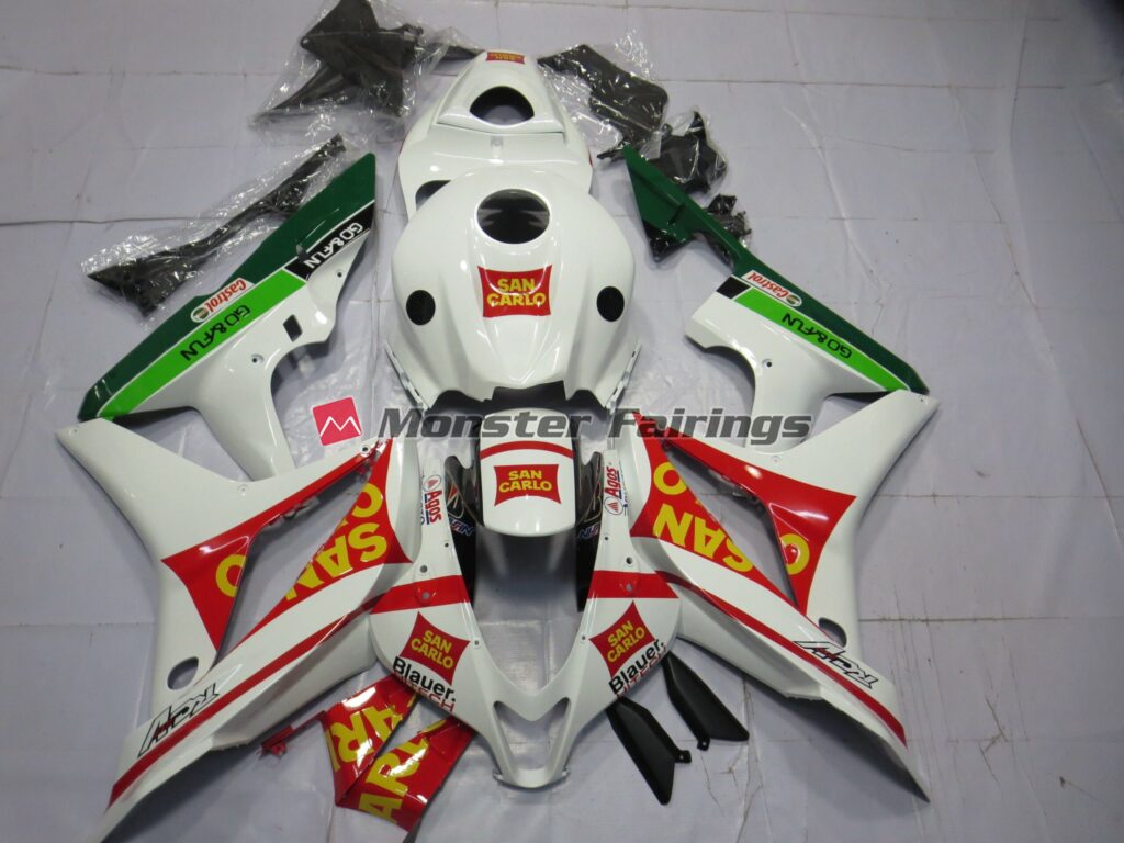 Honda CBR600RR 2007 - 2008 San Carlo ABS fairings - custom motorcycle bodywork kit by Monster Fairings