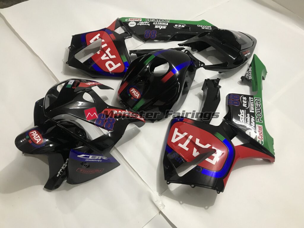 Honda CBR600RR custom ABS fairings 2005 - 2006 in Custom PATA - durable replacement kit, Monster Fairings