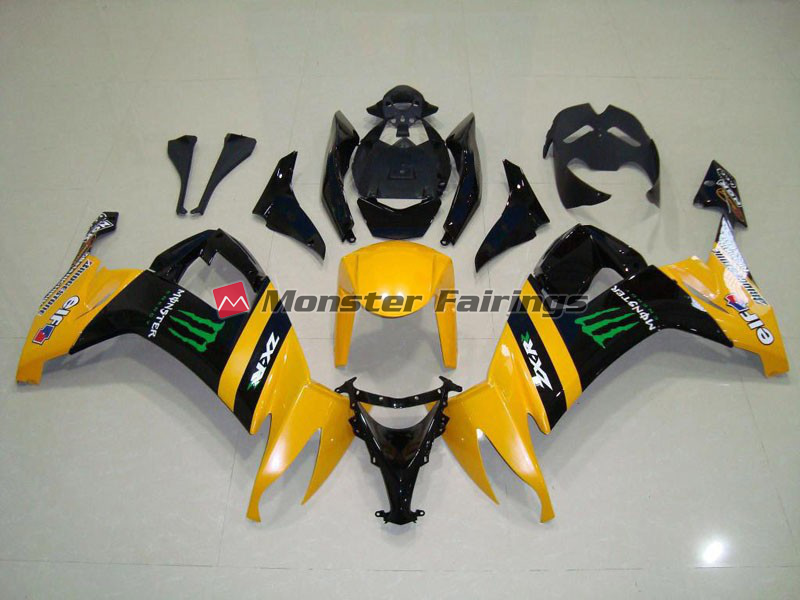 『TEN AS SHT S/S YELLOW M』 Yellow M - ZX10R 08-10 - Monster Fairings