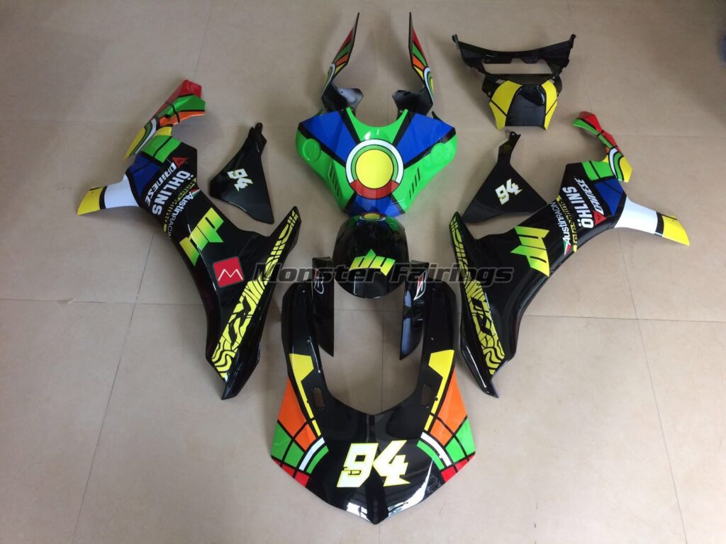 Yamaha R1 2015 - 2019 Multi Color Custom Style Gloss ABS fairings - custom motorcycle bodywork kit by Monster Fairings