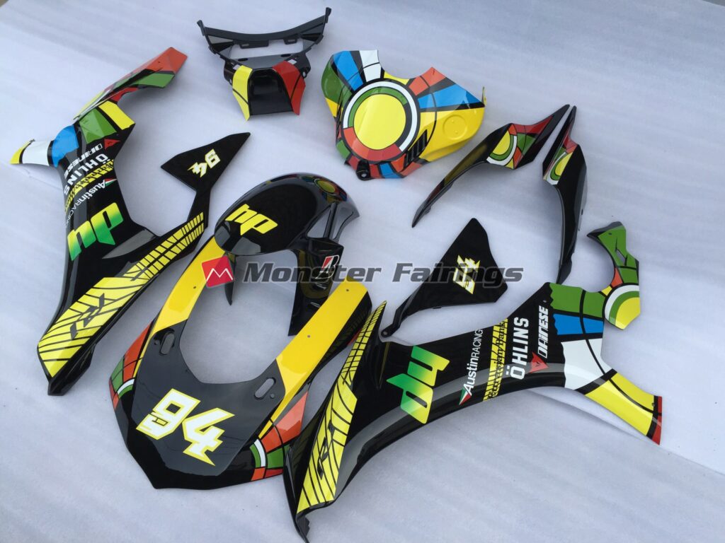 Yamaha R1 custom ABS fairings 2015 - 2019 in Custom 94 - durable replacement kit, Monster Fairings