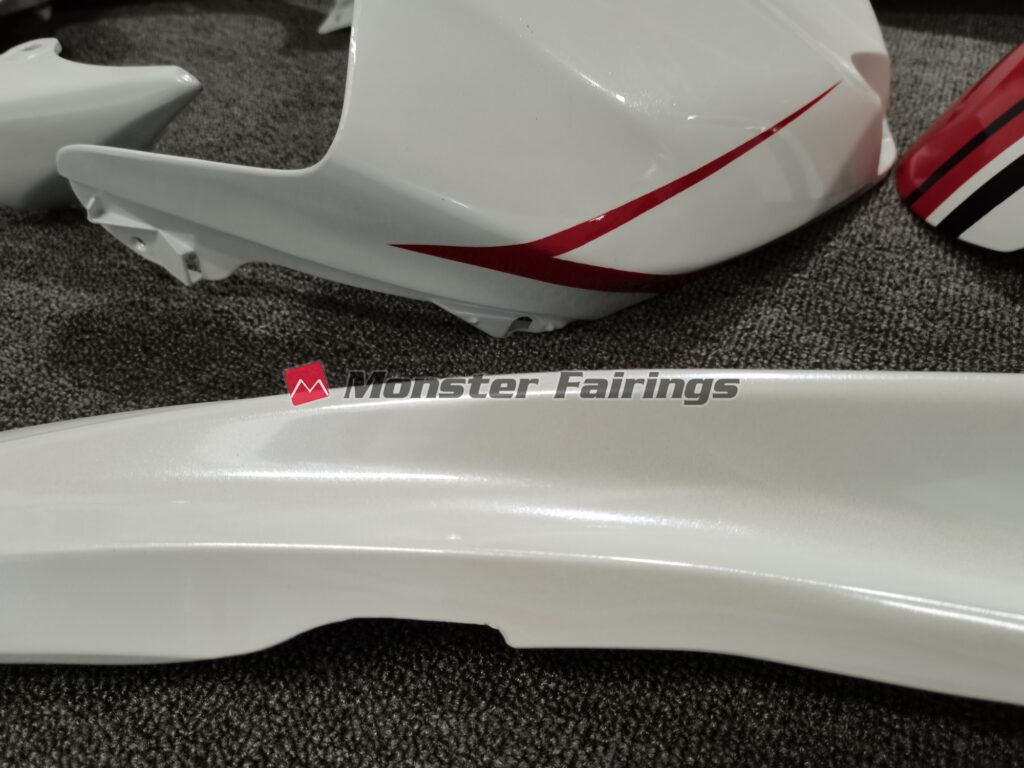 Pearl White Custom ABS fairings for Yamaha R6 2008 - 2016 - premium OEM fit kit by Monster Fairings