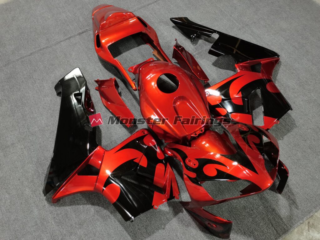Gloss Deep Orange ABS fairings for Honda CBR600RR 2003 - 2004 - premium OEM fit kit by Monster Fairings