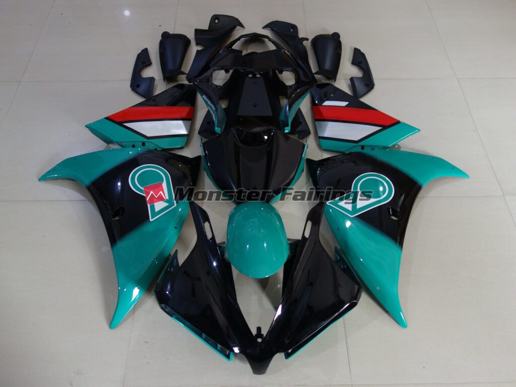 Yamaha R1 2009 - 2011 Special Green Custom ABS fairings - custom motorcycle bodywork kit by Monster Fairings