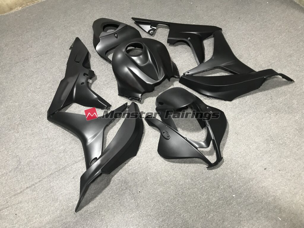 Matte Black ABS fairings for Honda CBR600RR 2007 - 2008 - premium OEM fit kit by Monster Fairings