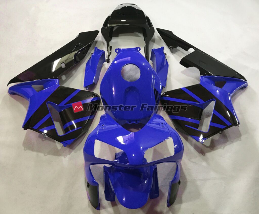 Honda CBR600RR 2003 - 2004 Gloss Blue OEM ABS fairings - custom motorcycle bodywork kit by Monster Fairings