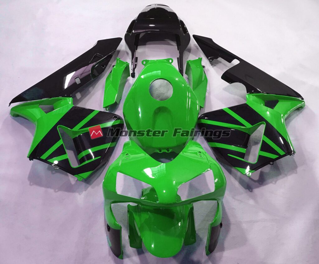 Honda CBR600RR 2003 - 2004 Gloss Green OEM ABS fairings - custom motorcycle bodywork kit by Monster Fairings