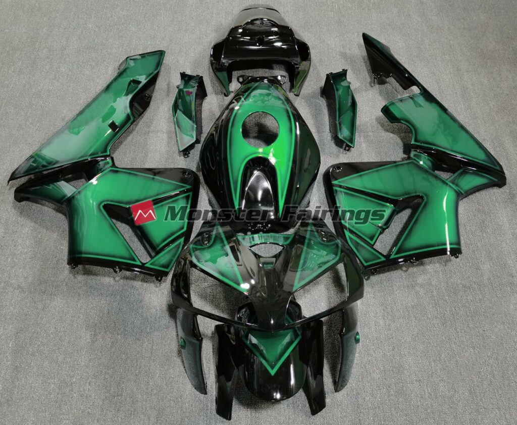 Honda CBR600RR 2005 - 2006 Deep Light Green ABS fairings - custom motorcycle bodywork kit by Monster Fairings