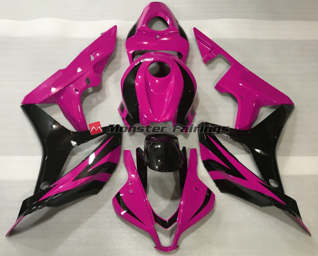 Honda CBR600RR 2007 - 2008 Hot Pink OEM Style ABS fairings - custom motorcycle bodywork kit by Monster Fairings