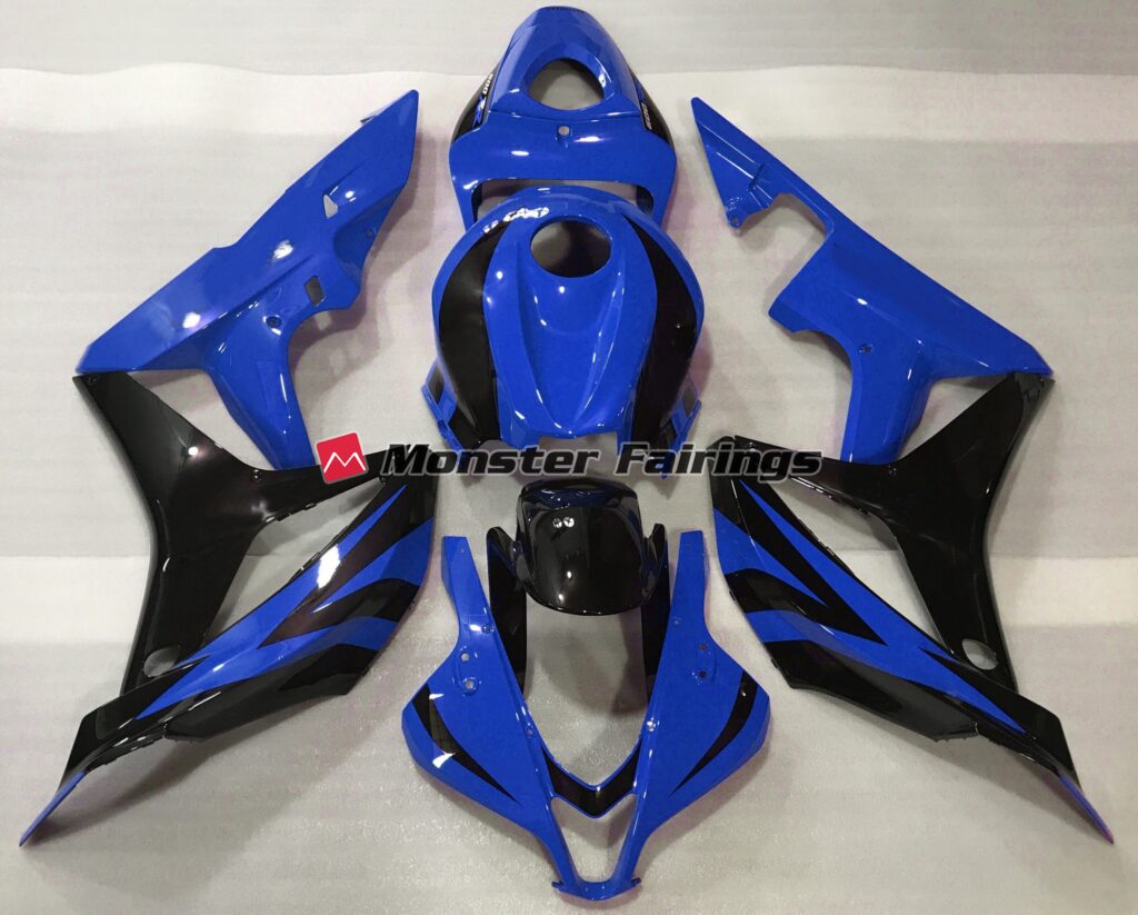 Honda CBR600RR 2007 - 2008 Blue OEM Style ABS fairings - custom motorcycle bodywork kit by Monster Fairings