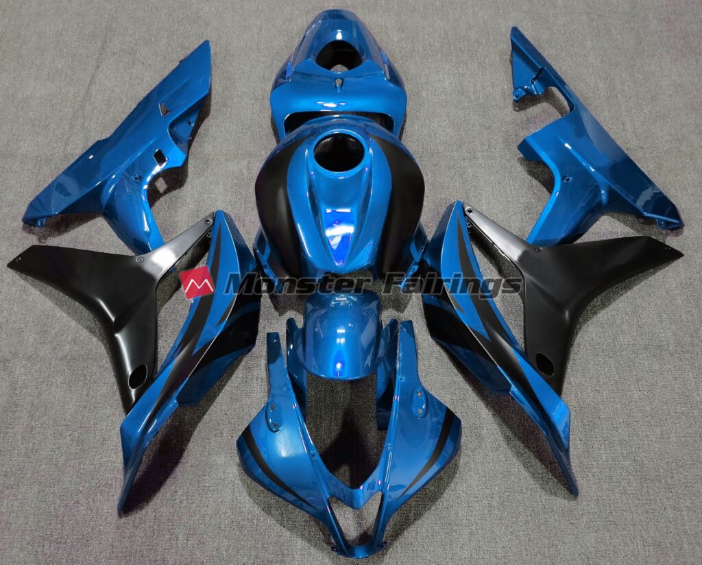 Honda CBR600RR 2007 - 2008 Sapphire Blue OEM Style ABS fairings - custom motorcycle bodywork kit by Monster Fairings
