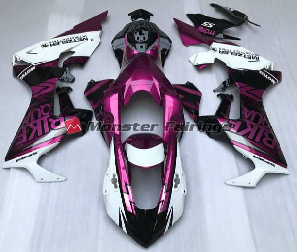 Honda CBR1000RR 2017 - 2025 Pink White Custom ABS fairings - custom motorcycle bodywork kit by Monster Fairings