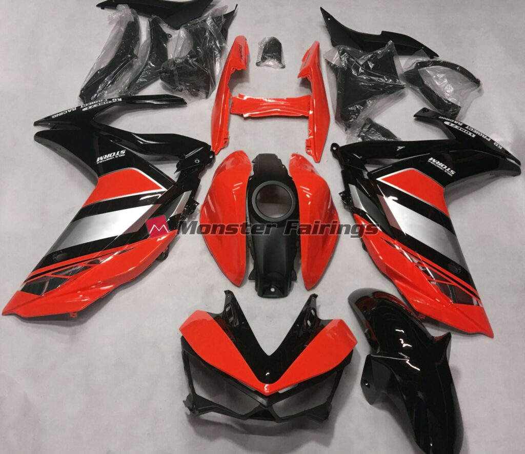 Yamaha R3 2014 - 2018 Red Yamalube ABS fairings - custom motorcycle bodywork kit by Monster Fairings