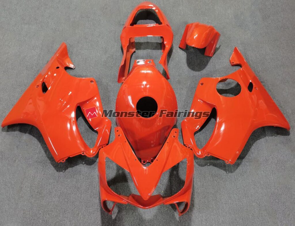 Honda CBR600 F4i 2001 - 2003 Gloss Dark Orange ABS fairings - custom motorcycle bodywork kit by Monster Fairings