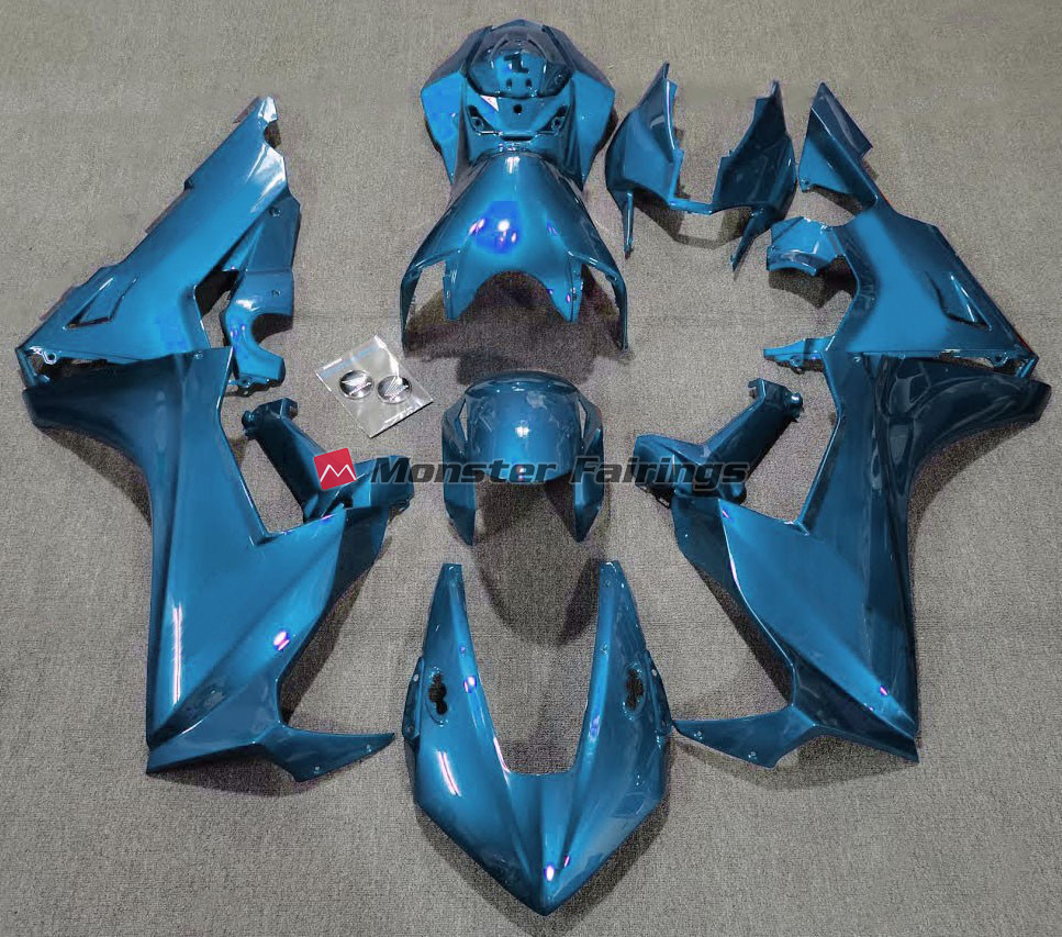 Honda CBR1000RR 2017 - 2025 Light Blue Gloss ABS fairings - custom motorcycle bodywork kit by Monster Fairings