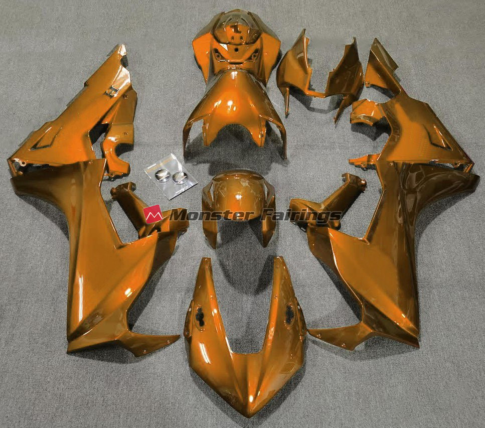 Honda CBR1000RR 2017 - 2025 Light Orange Gloss ABS fairings - custom motorcycle bodywork kit by Monster Fairings