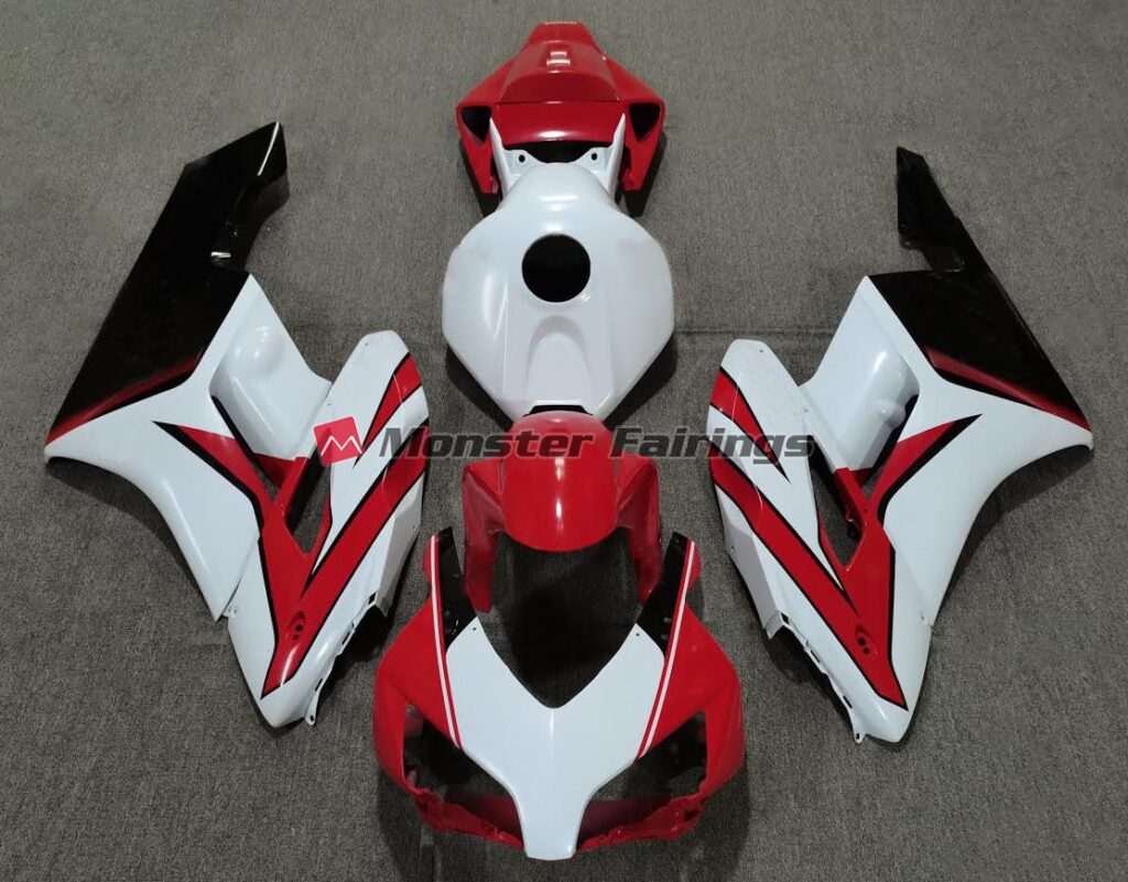 Honda CBR1000RR 2004 - 2005 Red White Black Gloss ABS fairings - custom motorcycle bodywork kit by Monster Fairings