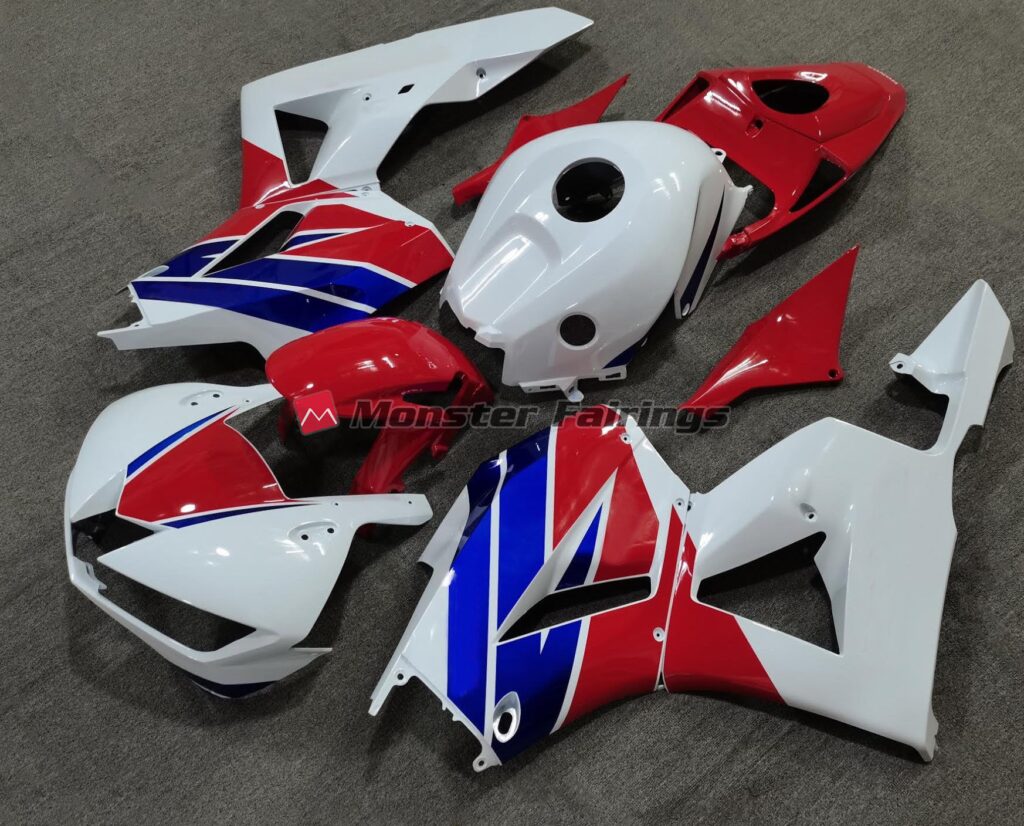 Gloss Red & Blue ABS fairings for Honda CBR600RR 2013 - 2025 - premium OEM fit kit by Monster Fairings