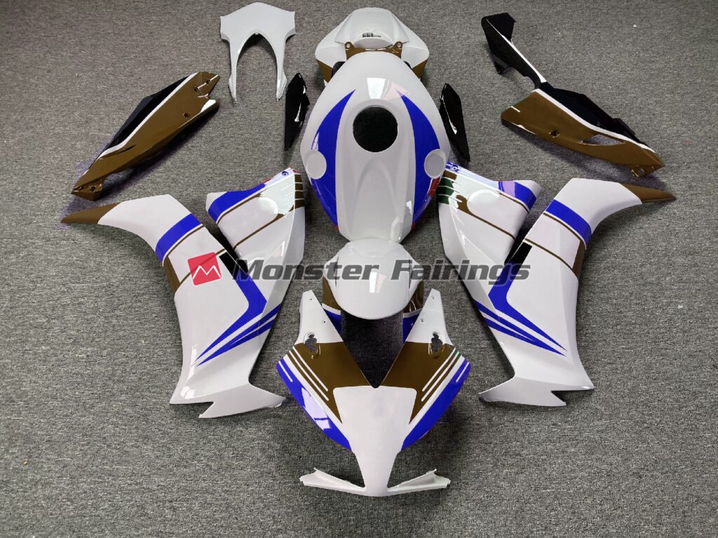 Honda CBR1000RR 2012 - 2016 Gloss Blue Brown ABS fairings - custom motorcycle bodywork kit by Monster Fairings