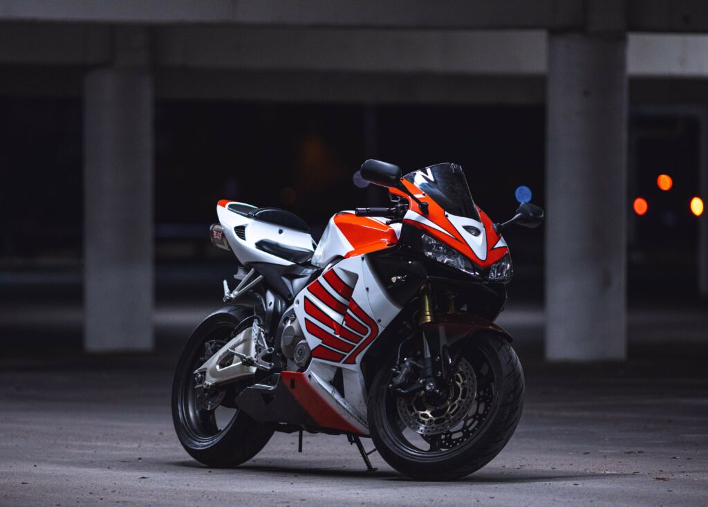Monster Fairings ABS fairing kit for Honda CBR600RR 2005 - 2006 - Gloss Orange & White Black, precise OEM fit