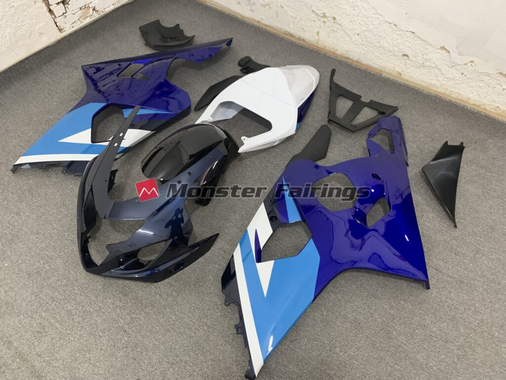 Blues ABS fairings for Suzuki GSXR 600 - 750 2004 - 2005 - premium OEM fit kit by Monster Fairings