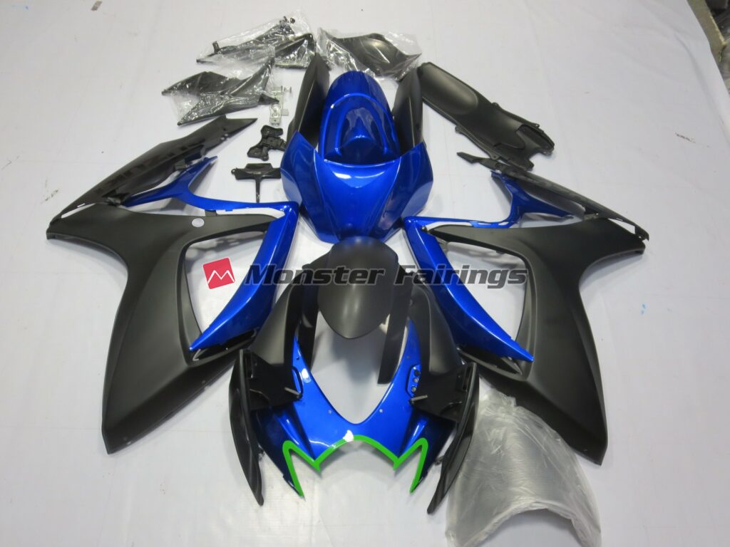 Suzuki GSXR 600 - 750 2006 - 2007 OEM Style Matte ABS fairings - custom motorcycle bodywork kit by Monster Fairings