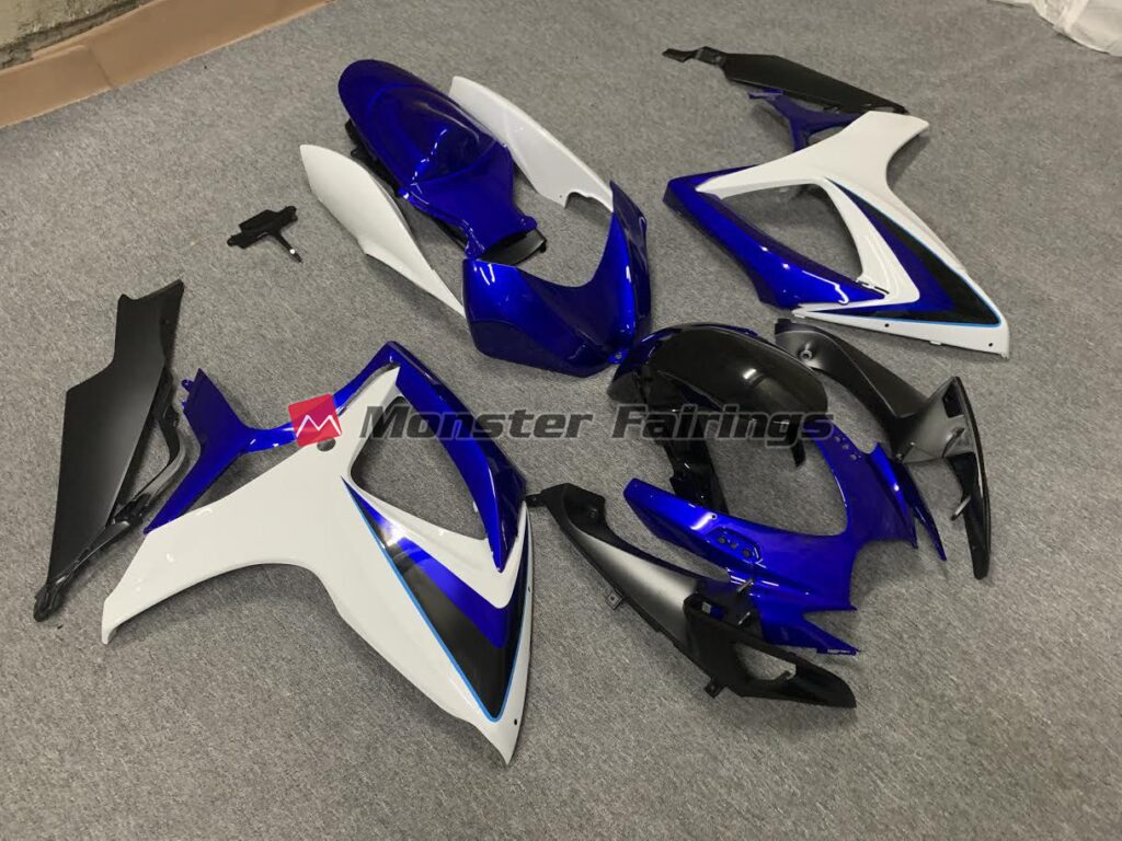 OEM Style Blue ABS fairings for Suzuki GSXR 600 - 750 2006 - 2007 - premium OEM fit kit by Monster Fairings